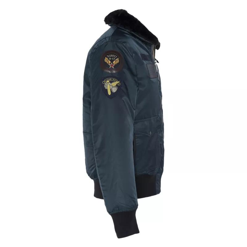 Blousons Schott BLOUSON BOMBERS BADGE