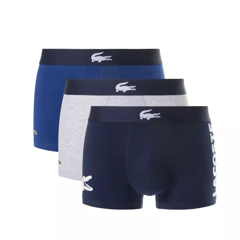 Pack de 3 boxers Lacoste STRETCH COTTON LOGO