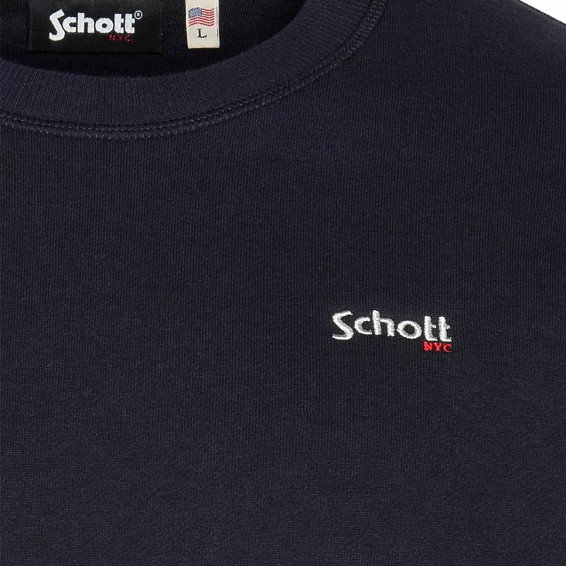 Sweatshirt Schott SWEATSHIRT RDC AVEC BRODERIE