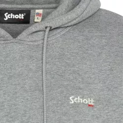 Sweatshirt à capuche Schott AVEC BRODERIE