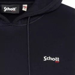 Sweatshirt à capuche Schott AVEC BRODERIE