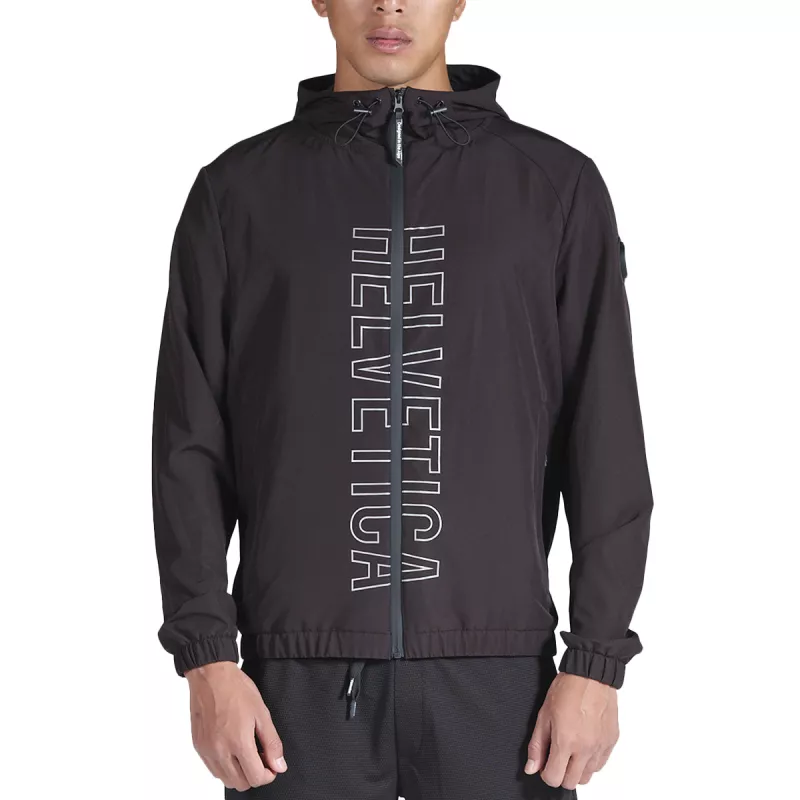 Veste de survêtement à capuche Helvetica 04 BAHIA