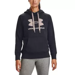 Sweat à capuche Femme Under Armour LOGO RIVAL FLEECE
