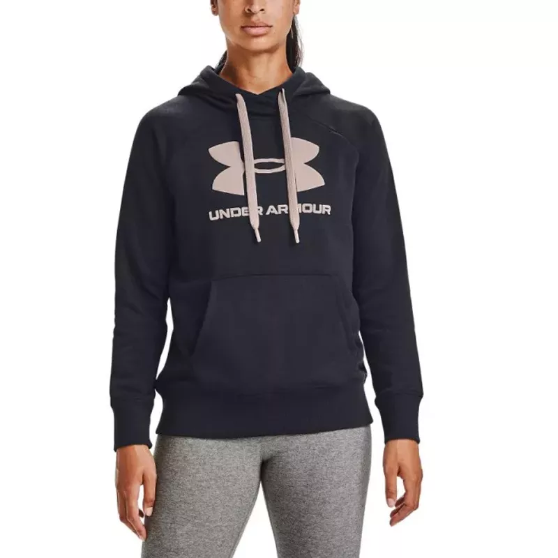 Sweat à capuche Femme Under Armour LOGO RIVAL FLEECE