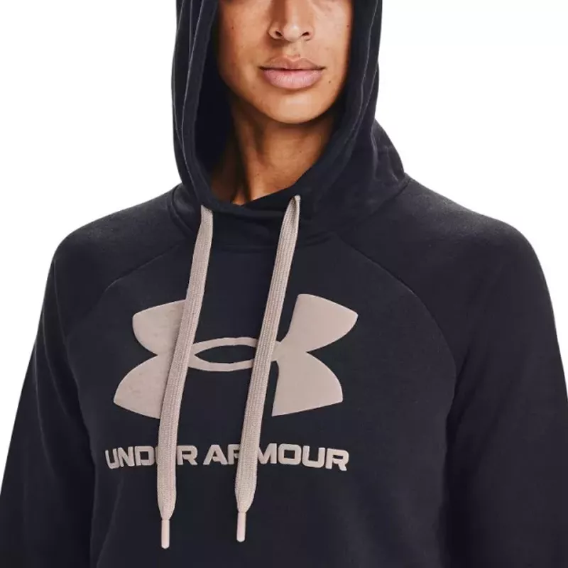 Sweat à capuche Femme Under Armour LOGO RIVAL FLEECE
