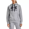 Sweat à capuche Femme Under Armour LOGO RIVAL FLEECE