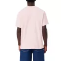 Tee-shirt Lacoste Homme rose pale