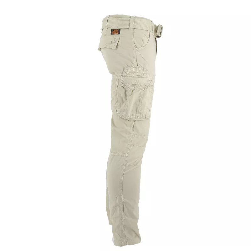Pantalon cargo slim Schott ARMY CEINTURE TRRANGER70