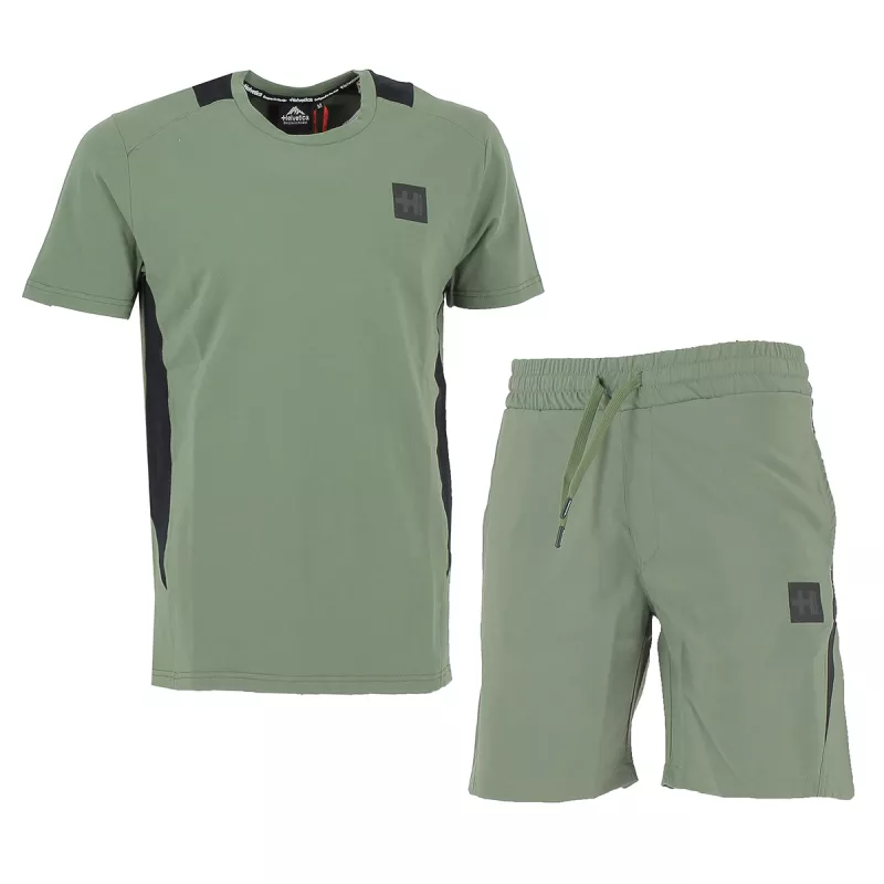 Ensemble Short Tee shirt Helvetica 40 LACAGE