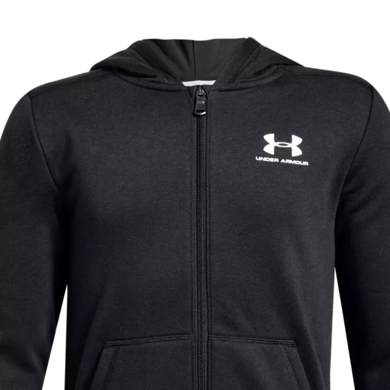 Sweat à capuche Under Armour Cotton Fleece Full Zip Junior - 1320133-001