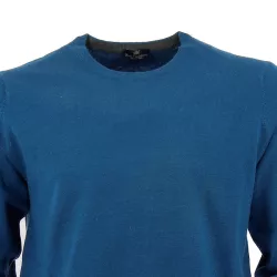 Real Cashmere Pull col rond Real Cashmere - IUS108136-BLEU