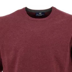 Real Cashmere Pull col rond Real Cashmere - IUS108136-BORDEAUX