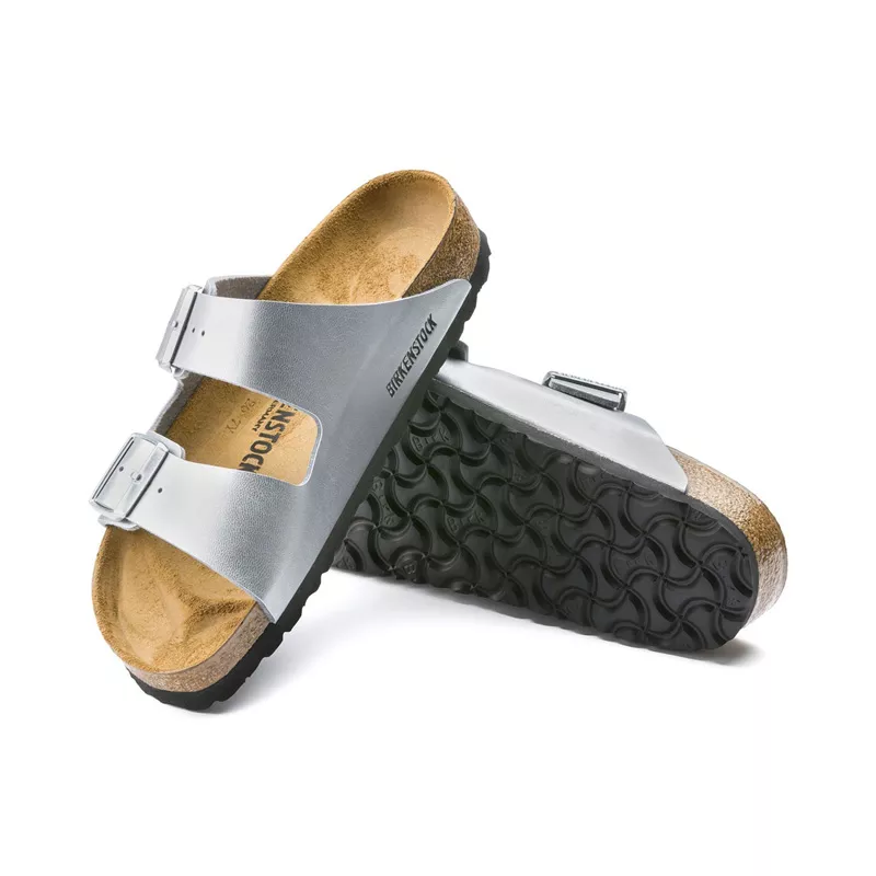 Sandales Birkenstock ARIZONA SILVER - Ref. BK1012283