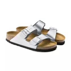 Sandales Birkenstock ARIZONA SILVER - Ref. BK1012283