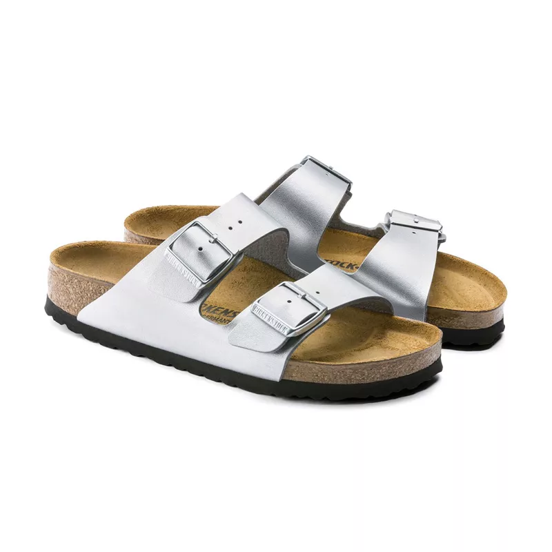 Sandales Birkenstock ARIZONA SILVER - Ref. BK1012283