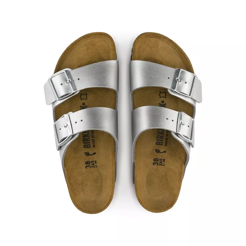Sandales Birkenstock ARIZONA SILVER - Ref. BK1012283