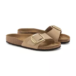 MADRID BIG BUCKLE CUIR NUBUCK