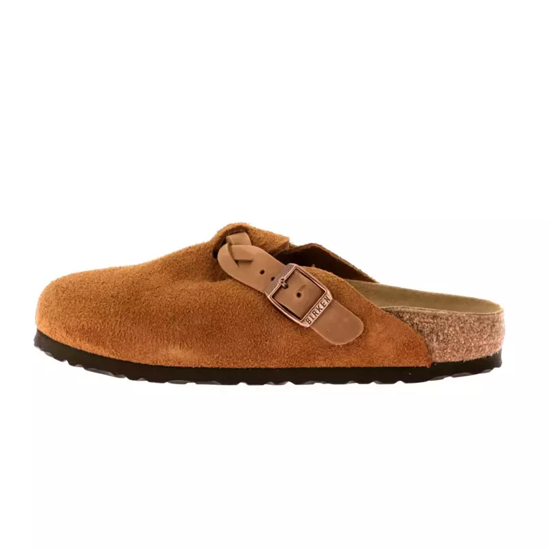 Chausson slippers Birkenstock BOSTON SUEDE BRAIDED