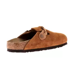 Chausson slippers Birkenstock BOSTON SUEDE BRAIDED étroite