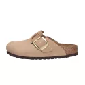 Chaussons mules Birkenstock BOSTON BIG BUCKLE NUBUCK