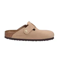 Chausson mule Birkenstock BOSTON BIG BUCKLE NUBUCK