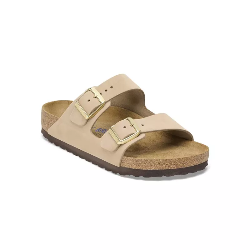 Sandale Birkenstock ARIZONA SFB CUIR NUBUCK étroite