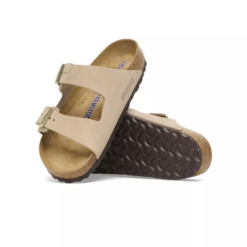 Sandale Birkenstock ARIZONA SFB CUIR NUBUCK étroite