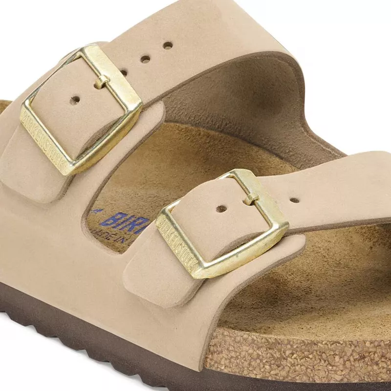 Sandale Birkenstock ARIZONA SFB CUIR NUBUCK étroite