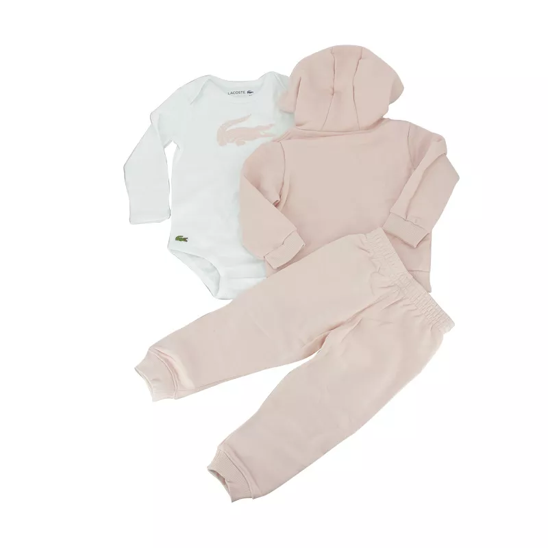 Ensemble jogging + Body ML + Tee Shirt ML Lacoste Bébé