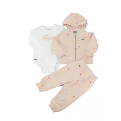 Ensemble jogging + Body ML + Tee Shirt ML Lacoste Bébé