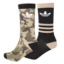 Pack 2  paires de chaussettes adidas Originals Mi-mollet Camouflage - Ref. DV1501