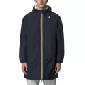 Parka Longue à Capuche Double Sherpa K-Way LE VRAI 4.0 EIFFEL EAST ORSETTO