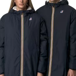 Parka Longue à Capuche Double Sherpa K-Way LE VRAI 4.0 EIFFEL EAST ORSETTO