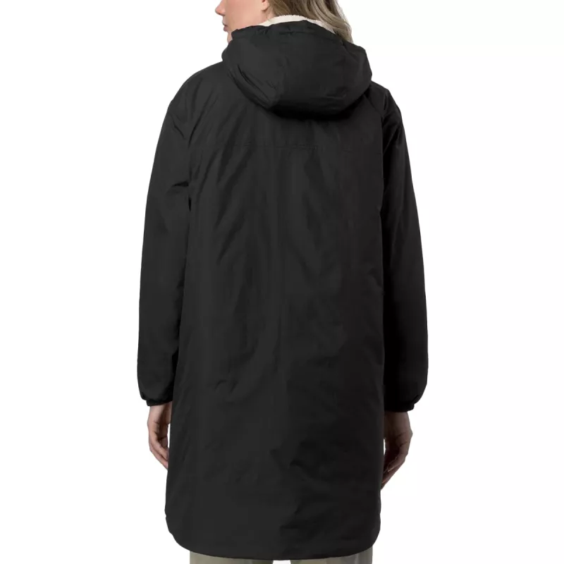 Parka Longue à Capuche Double Sherpa K-Way LE VRAI 4.0 EIFFEL EAST ORSETTO