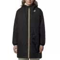 Parka Longue à Capuche Double Sherpa K-Way LE VRAI 4.0 EIFFEL EAST ORSETTO