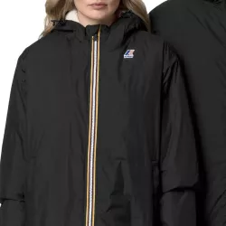 Parka Longue à Capuche Double Sherpa K-Way LE VRAI 4.0 EIFFEL EAST ORSETTO