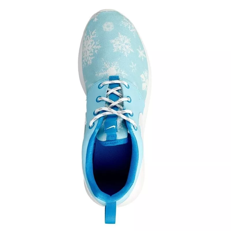 Nike Basket Nike Roshe One Print Snowflake Junior - 677784-401