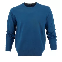 Real Cashmere Pull col rond Real Cashmere - IUS108136-BLEU