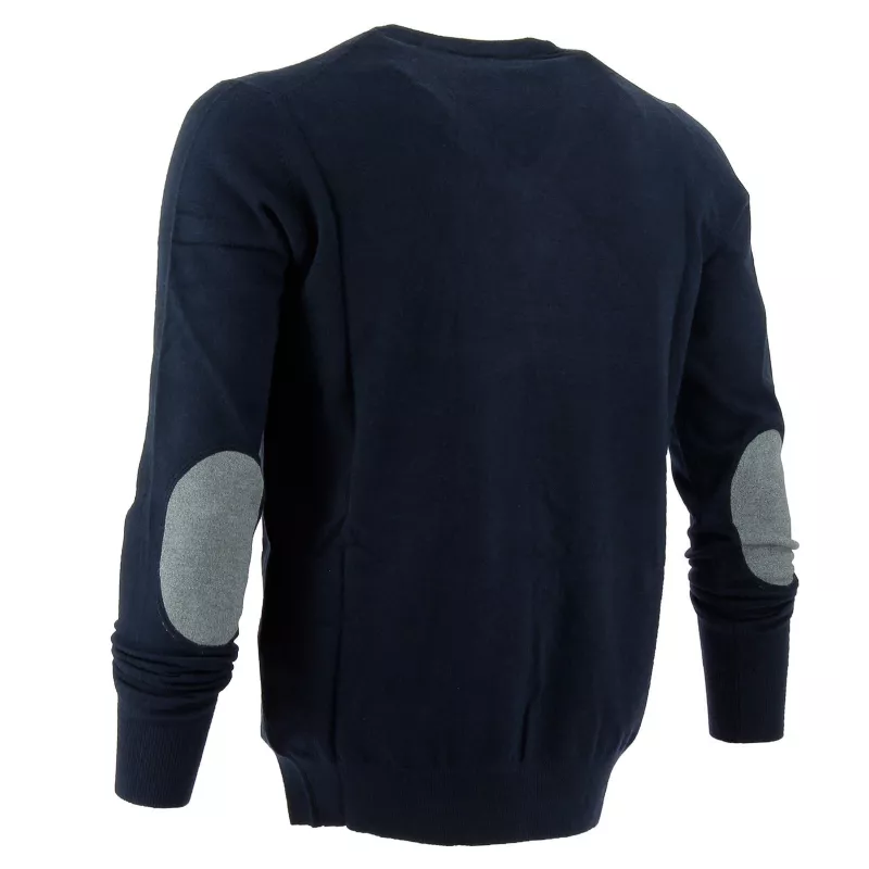 Real Cashmere Pull col V Real Cashmere - IUB108842-MARINE