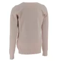 Real Cashmere Pull col V Real Cashmere - IDS1085002-ROSE
