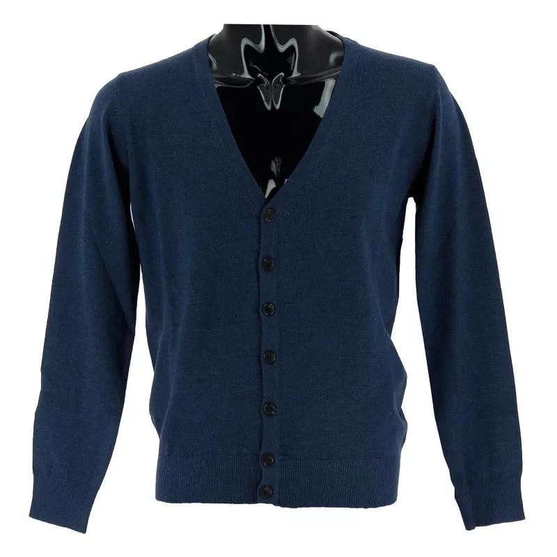 Real Cashmere Cardigan Real Cashmere - IUS108134-BLEU