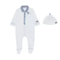 Ensemble pyjama et bonnet Hugo Boss Bébé - J98222-10B