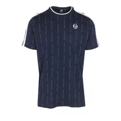 Teeshirts Sergio Tacchini PINSTRIPE T SHIRT - Ref. 37887-219-PINSTRIPE-T-SHI