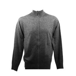 Gilet Real Cashmere (Anthracite)- Ref. IUB109904-GIUBBINO-ZIP