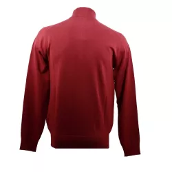 Pull Real Cashmere (Rouge) - Ref. IUB109903-LUPETTO-ZIP