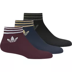 Pack 3 paires de chaussettes adidas Originals Trefoil Ankle - Ref. DV2009