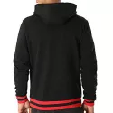 Sweat à capuche New Era NBA STRIPE RIB CHICAGO BULLS - Ref. 11860088