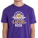 Tee-shirt New Era NBA LEAGUE NET LOGO TEE LOSLAK - Ref. 11860110