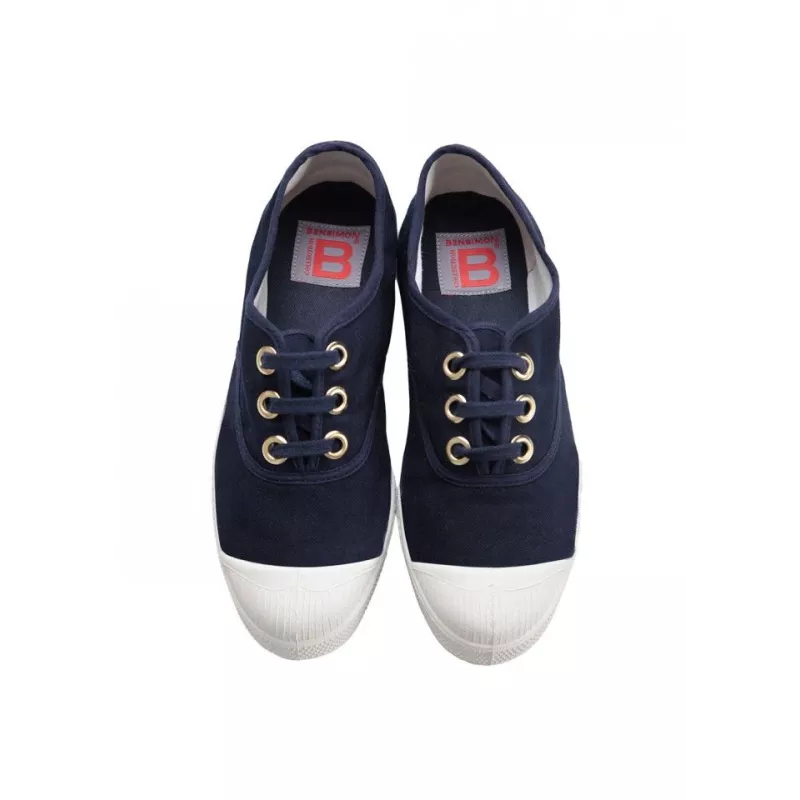 Baskets Bensimon TENNIS LACET GOLDEN EYELET - Ref. F15004C17D-516