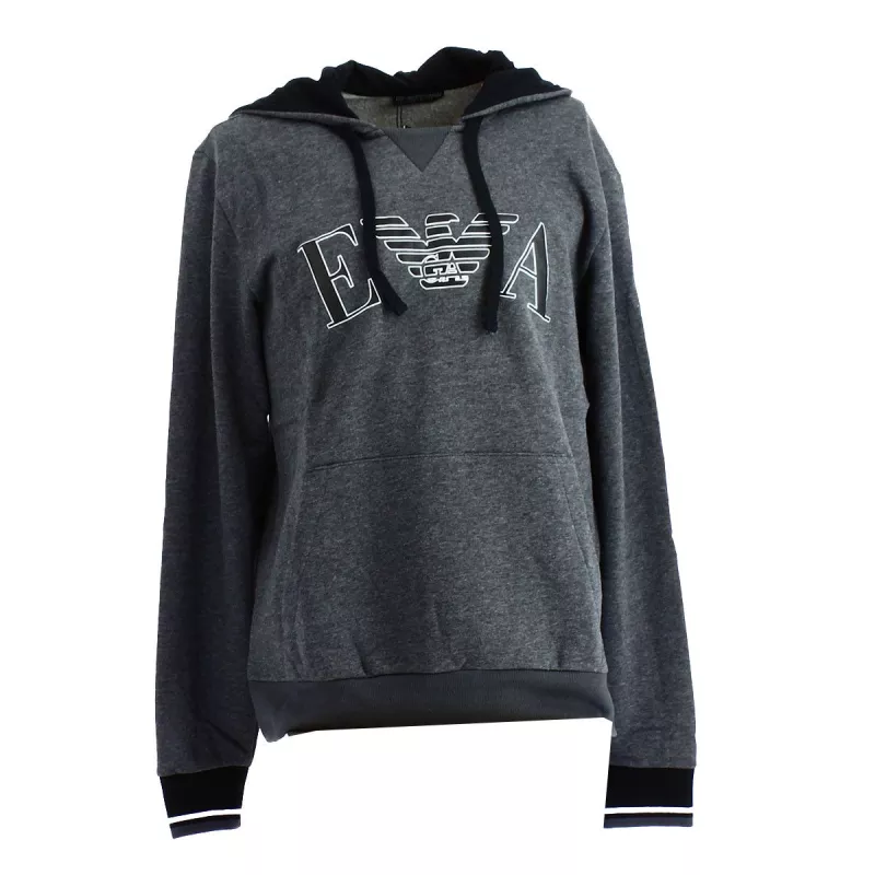 Sweats EA7 Emporio Armani KNITTED LONGWEAR SWEATSHIRT